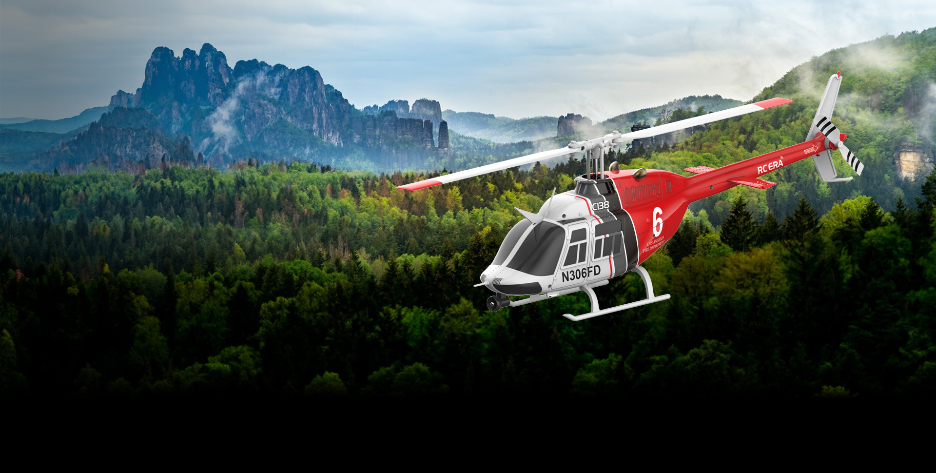 RC ERA C123 BELL206 HELICOPTER